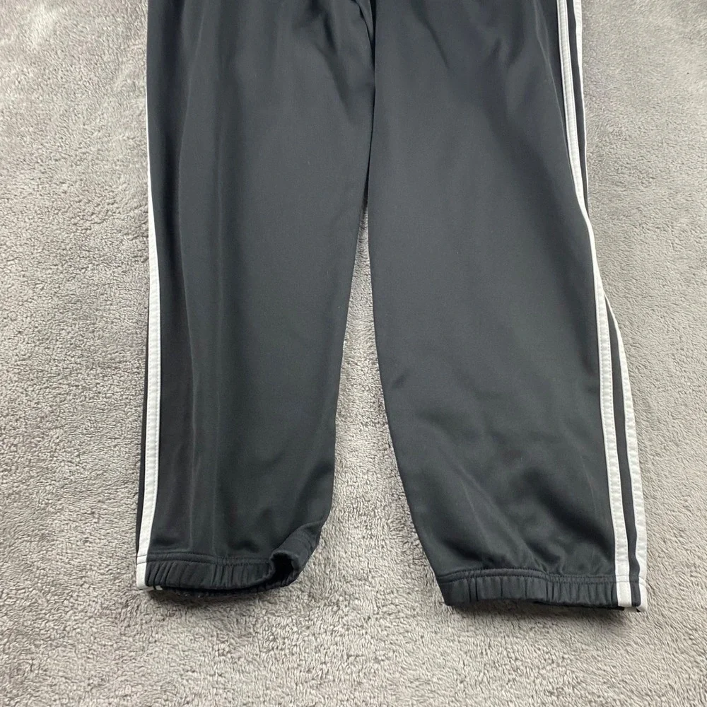 Adidas Track Pants Clima365 Mens Size Medium Black Stripes